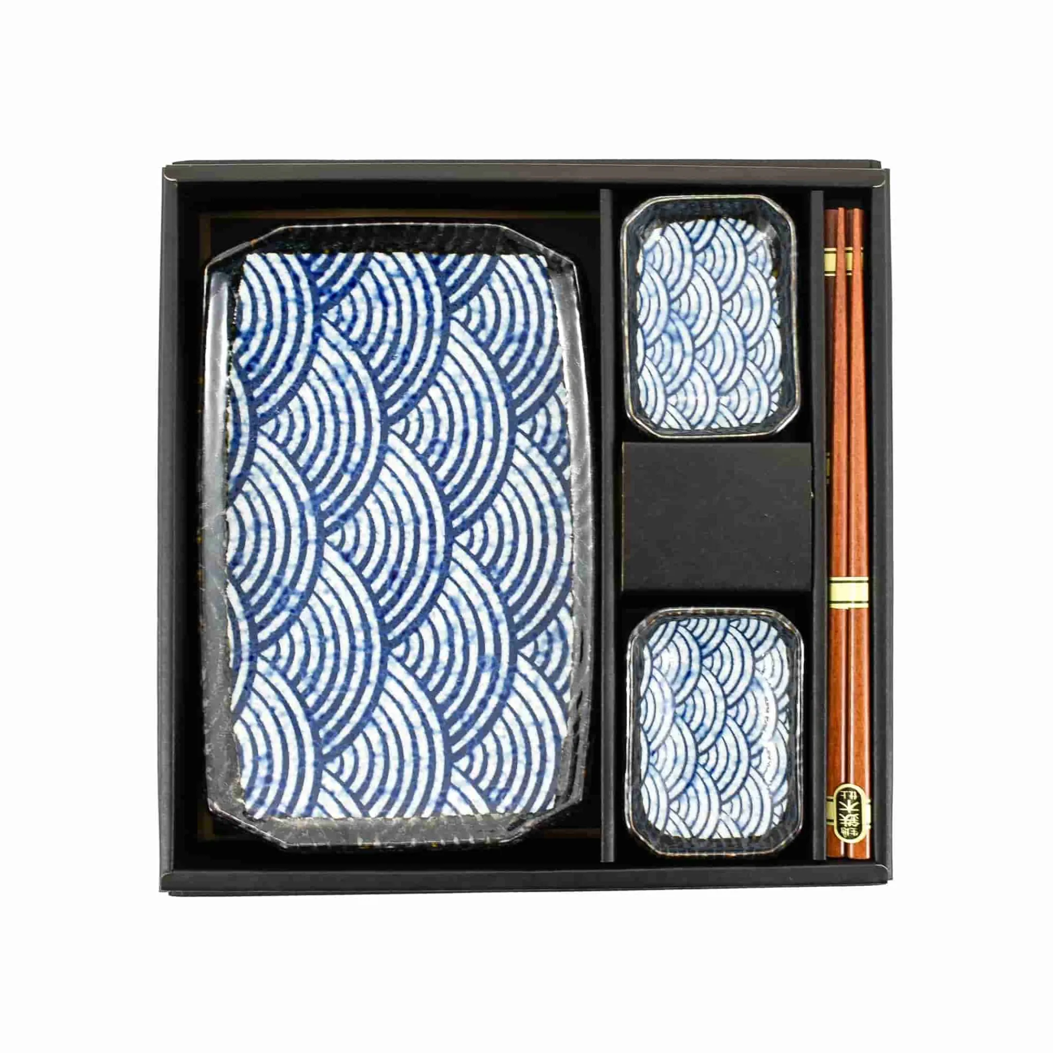 Discount Blue Wave Sushi Serving Set Tableware Brands|Japanese Ingredients