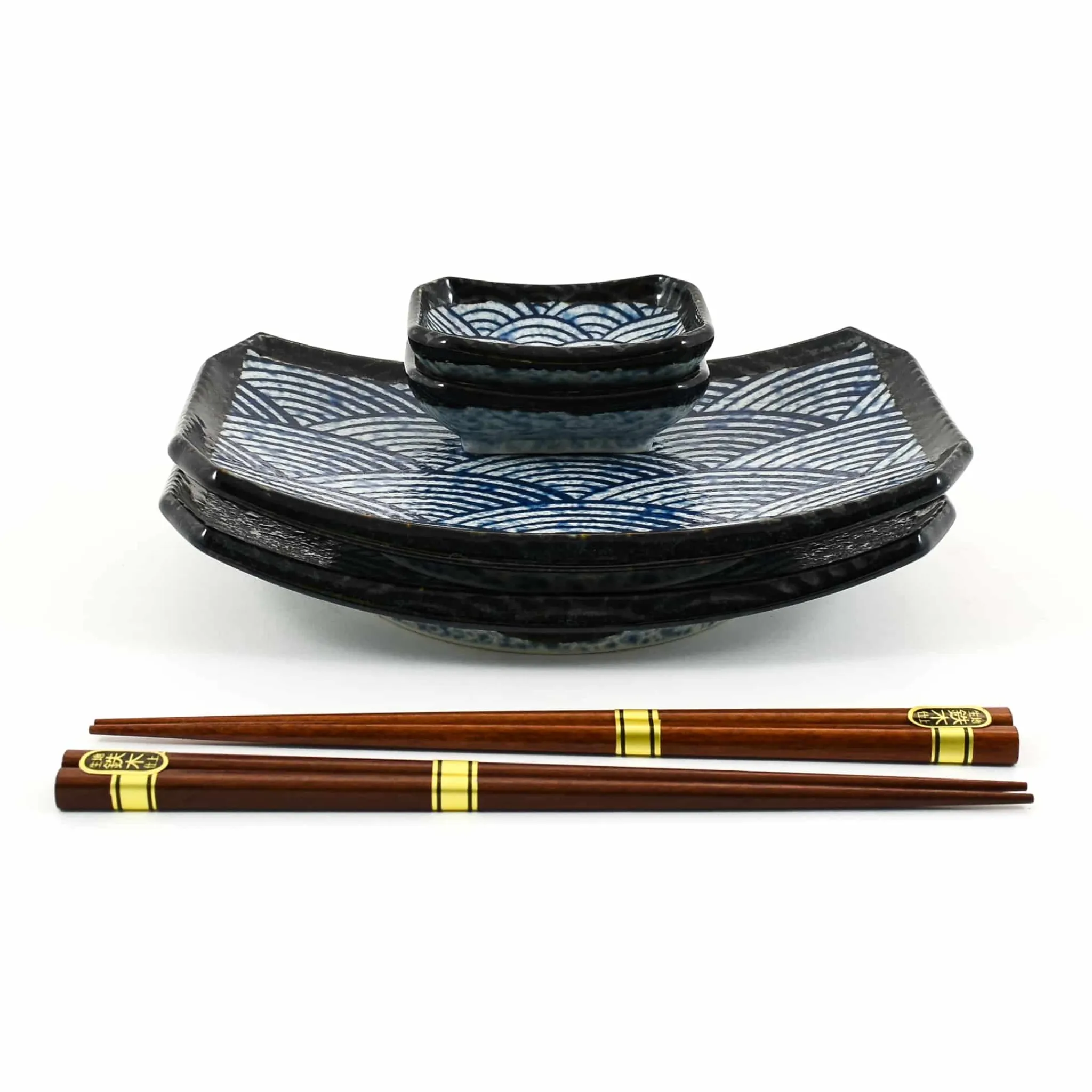 Discount Blue Wave Sushi Serving Set Tableware Brands|Japanese Ingredients