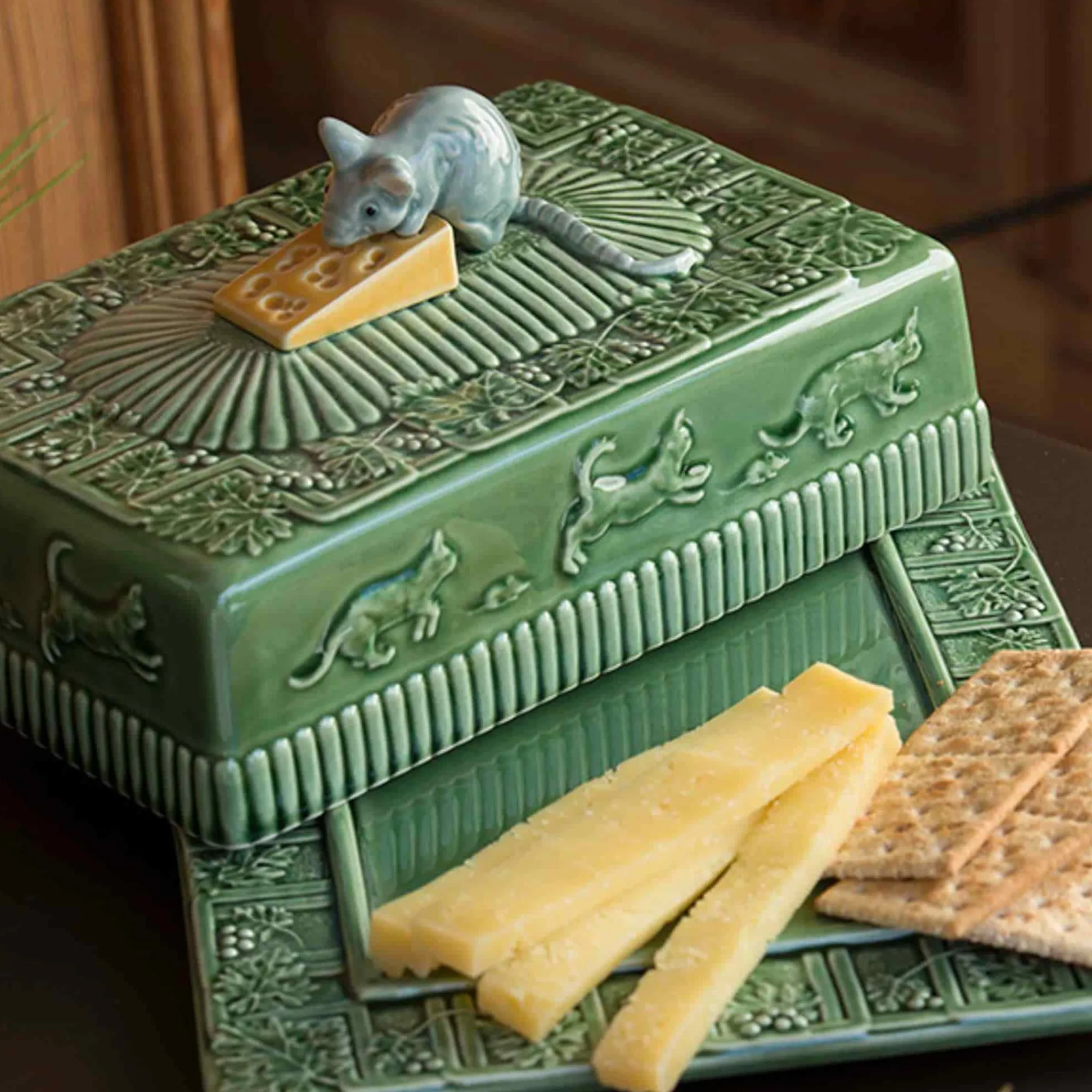 New Cheese Tray with Mouse and Lid Serveware|Tableware Brands
