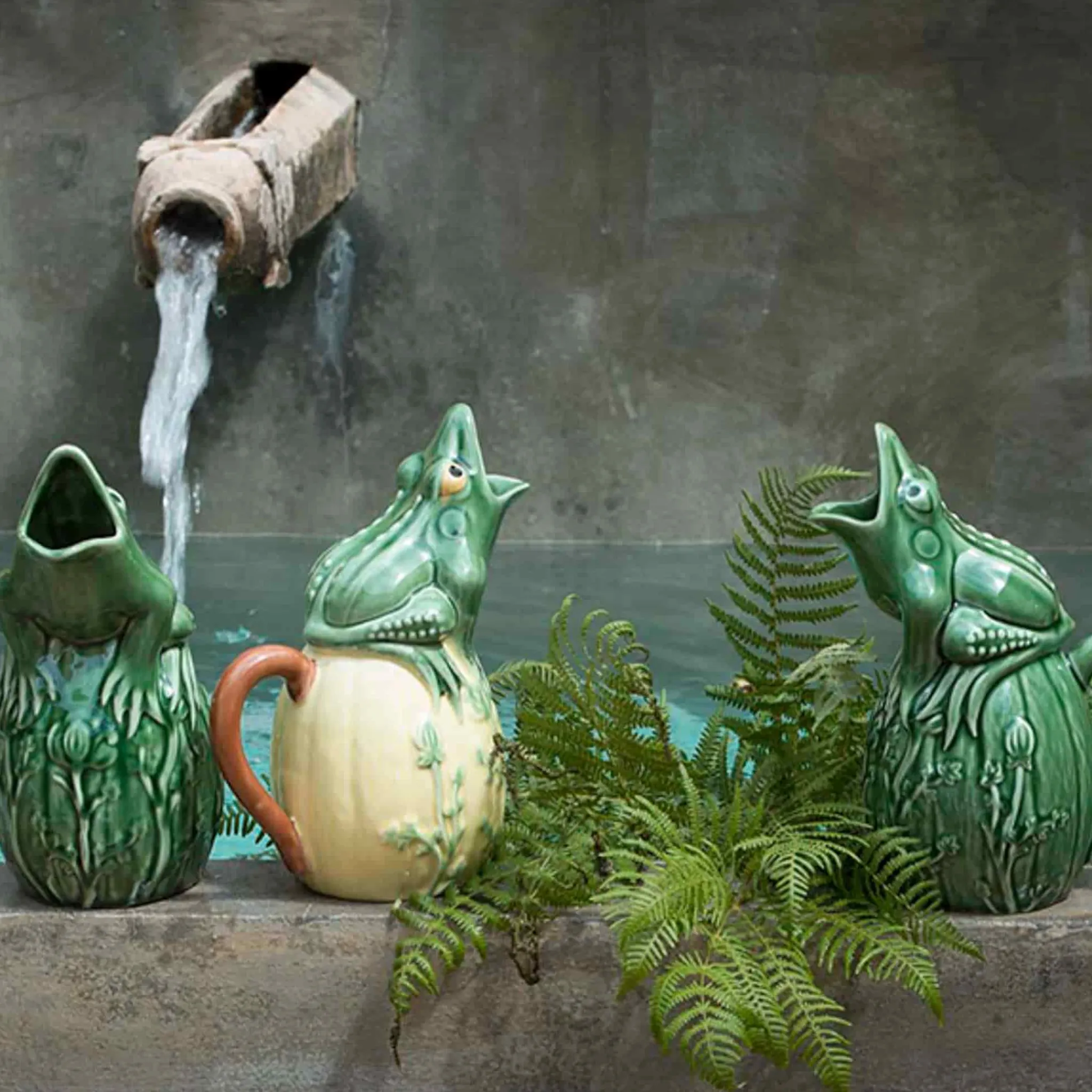Outlet Green Frog Pitcher Tableware Brands
