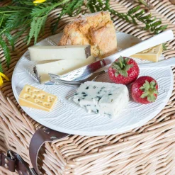 Sale White Cheese Tray with Yellow Cheese Table Setting|Serveware