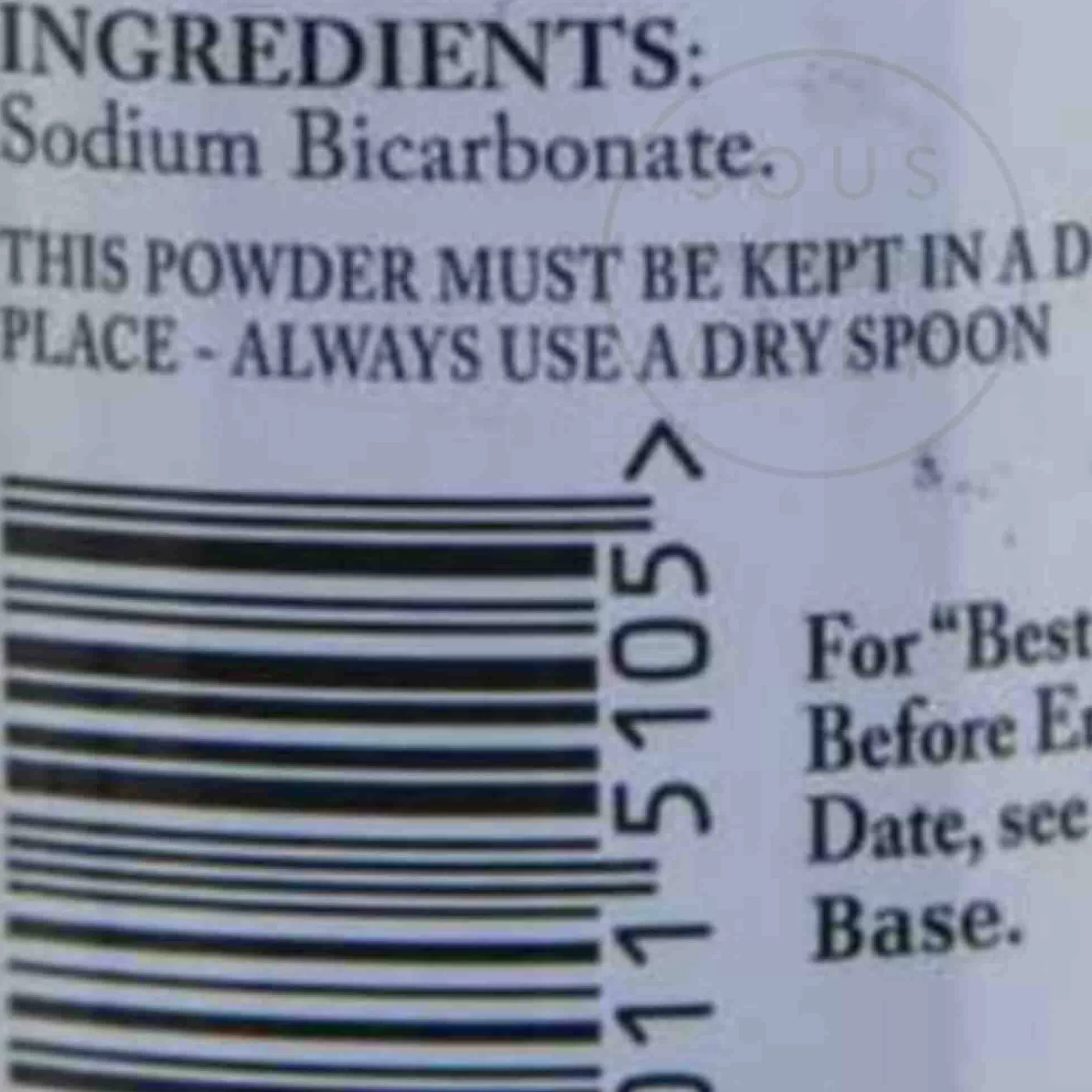 Online Bicarbonate Of Soda, 100g Ingredients Brands|Made In The Uk