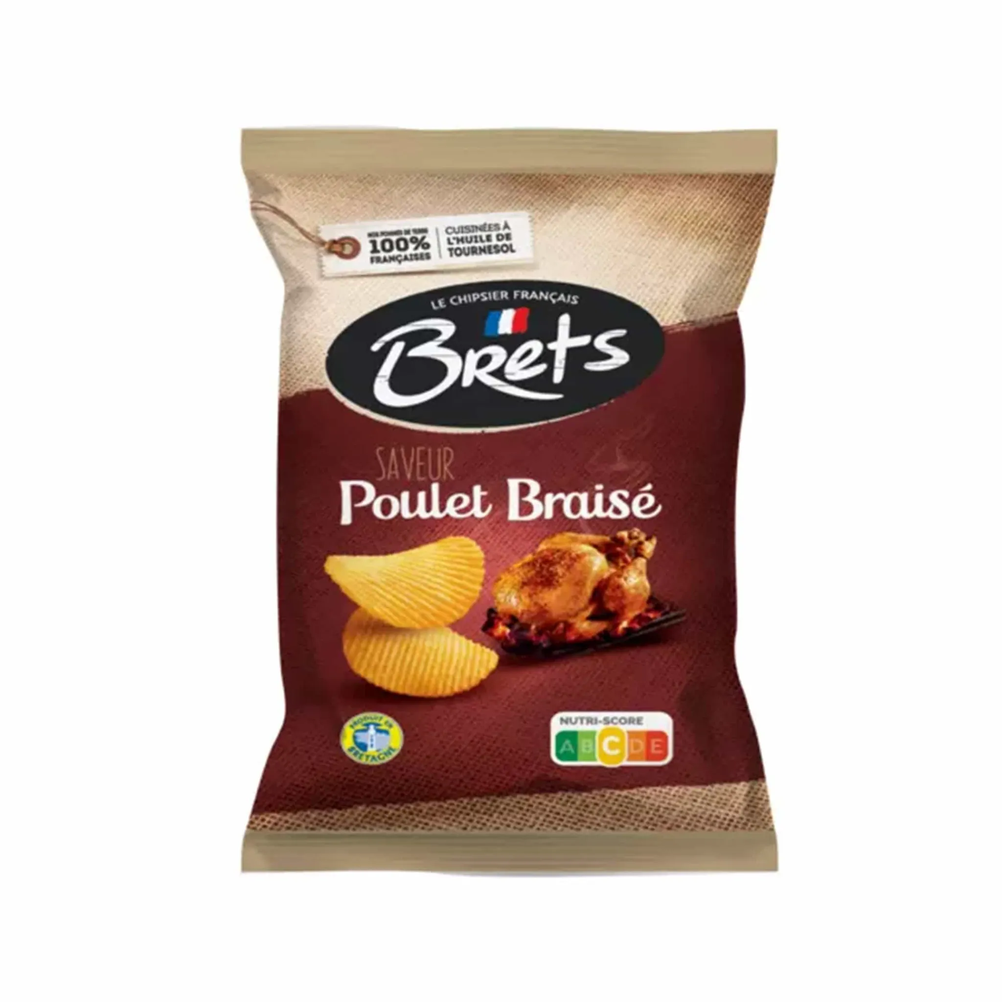 New Bret's Braised Chicken Crisps, 125g Ingredients Brands|Snacks