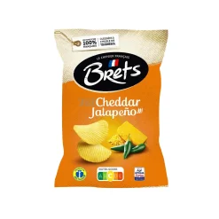 Outlet Bret's Cheddar Jalepeno Crisps, 125g Ingredients Brands|Snacks