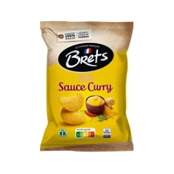 Hot Bret's Curry Crisps, 125g Snacks|Ingredients Brands