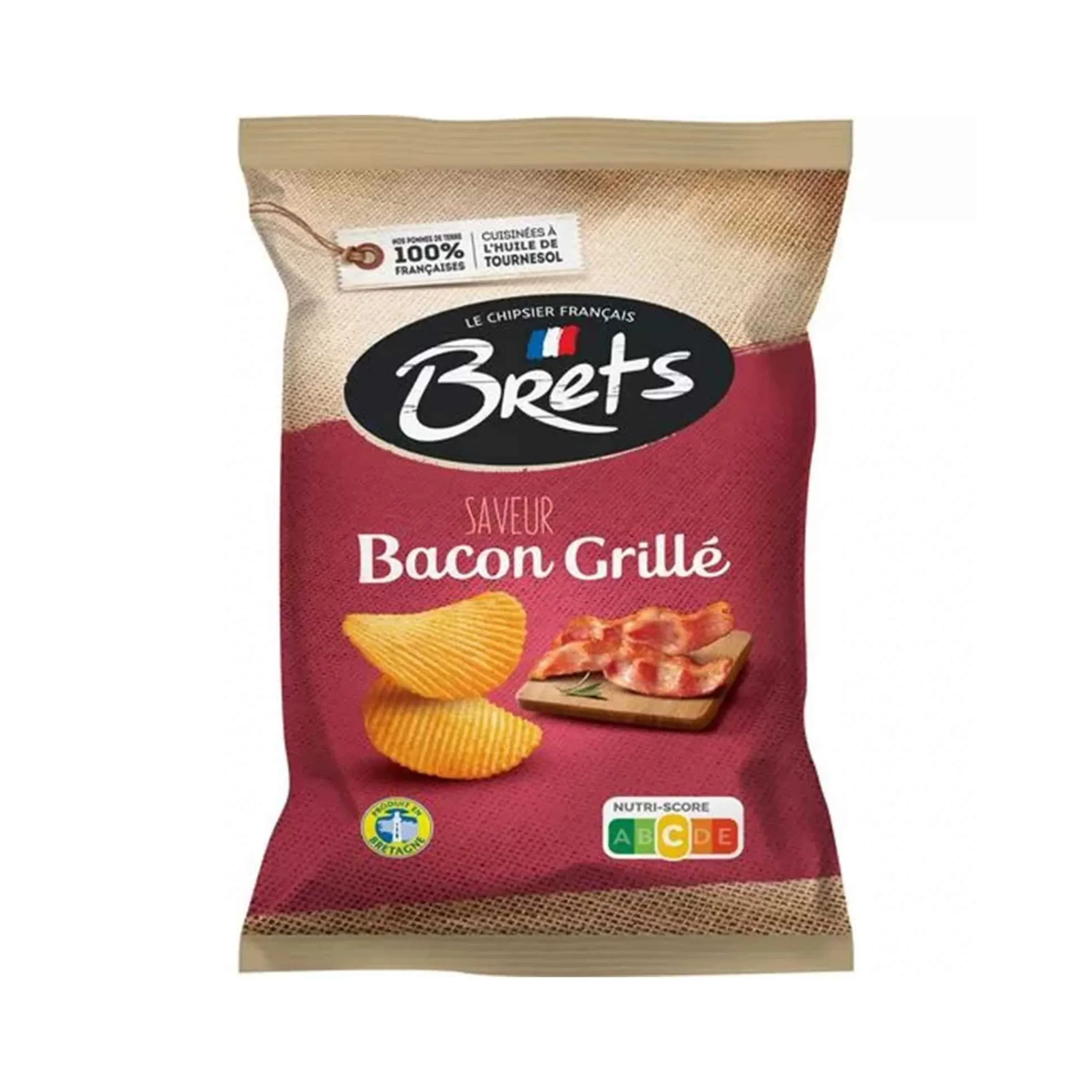 Outlet Bret's Grilled Bacon Crisps, 125g Snacks|Ingredients Brands