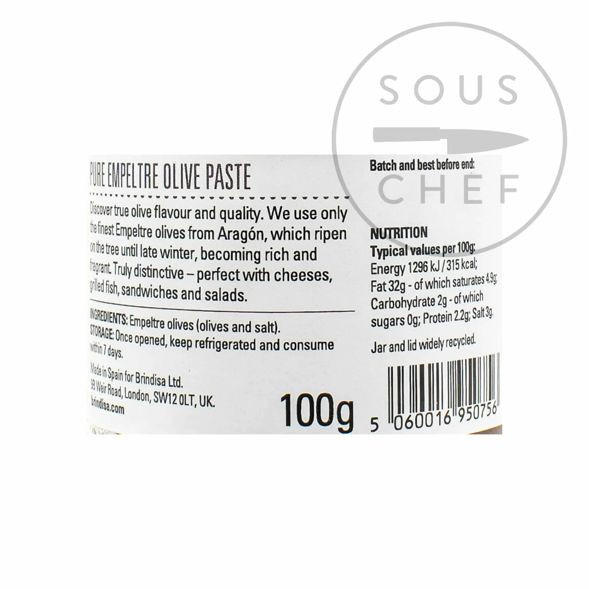 Best Empeltre Black Olive Paste, 100g Ingredients Brands|Spanish Ingredients