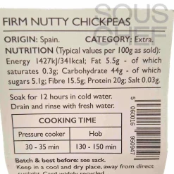 New Brindisa Epic Golden Chickpeas Ingredients Brands|Spanish Ingredients