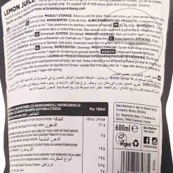 Online Lemon Juice, 600ml Ingredients Brands|Drinks