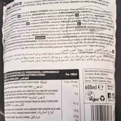 Hot Lime Juice, 600ml Ingredients Brands|Drinks