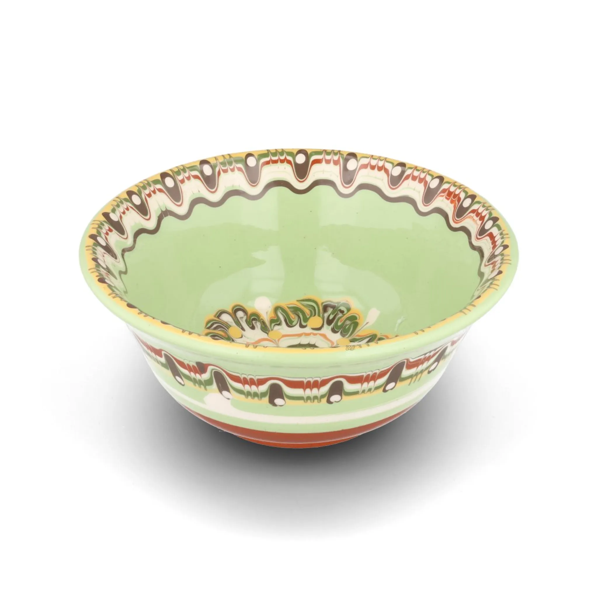 Hot Bulgarian Troyan Mint Green Soup Bowl, 16cm Crockery & Dinnerware|Bowls