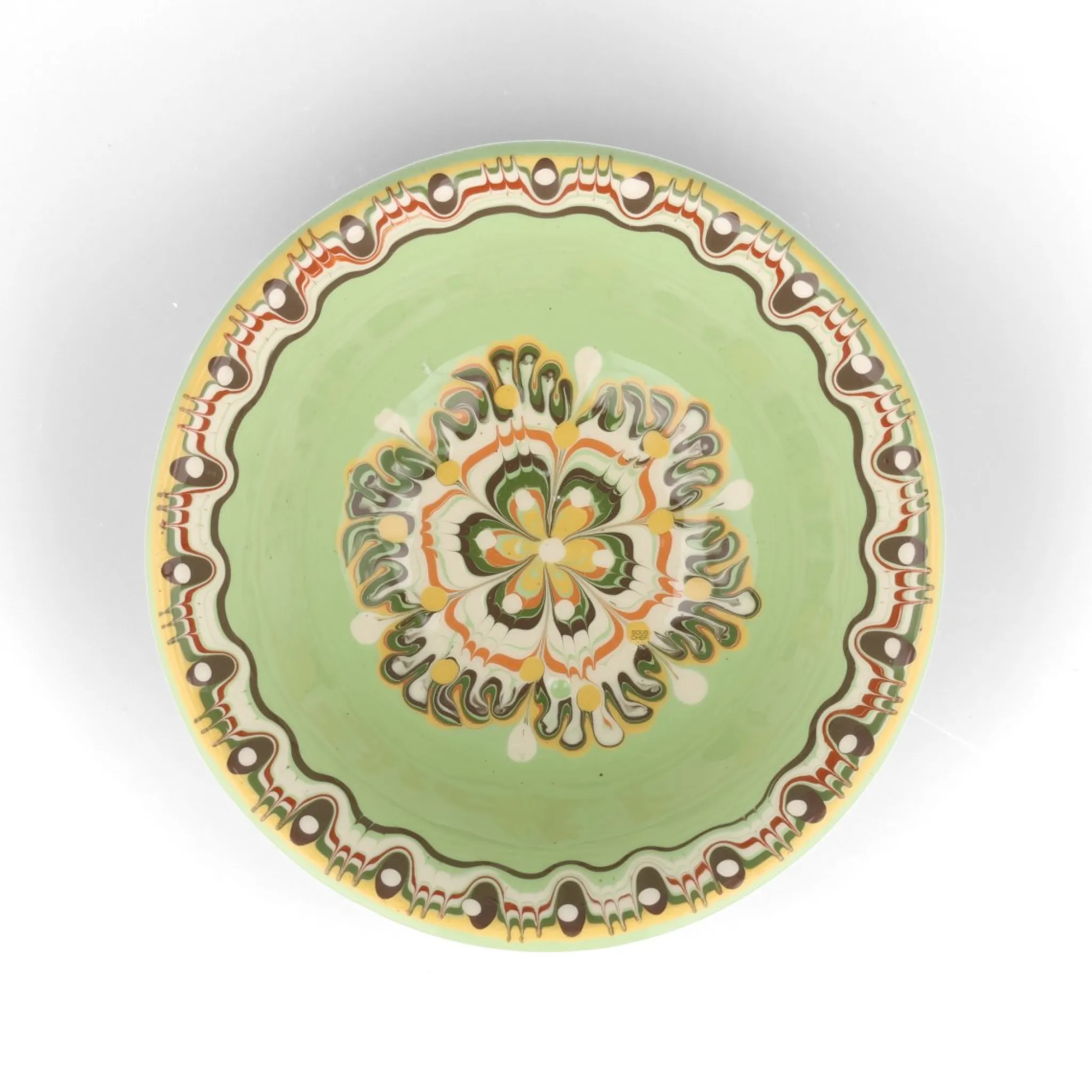 Hot Bulgarian Troyan Mint Green Soup Bowl, 16cm Crockery & Dinnerware|Bowls