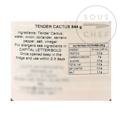 Outlet Cactus, 825g Ingredients Brands|Mexican Ingredients