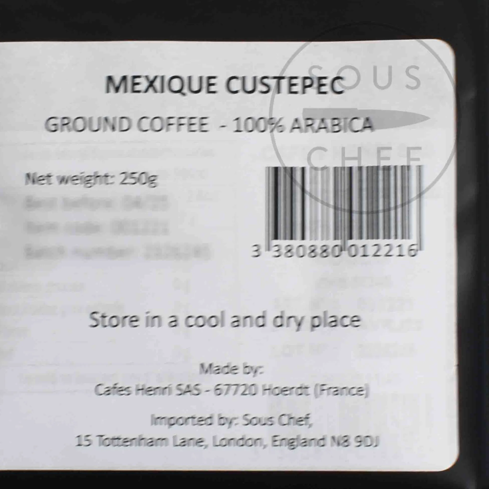 Clearance Ground Mexican Coffee from Custepec, 250g Ingredients Brands|Drinks