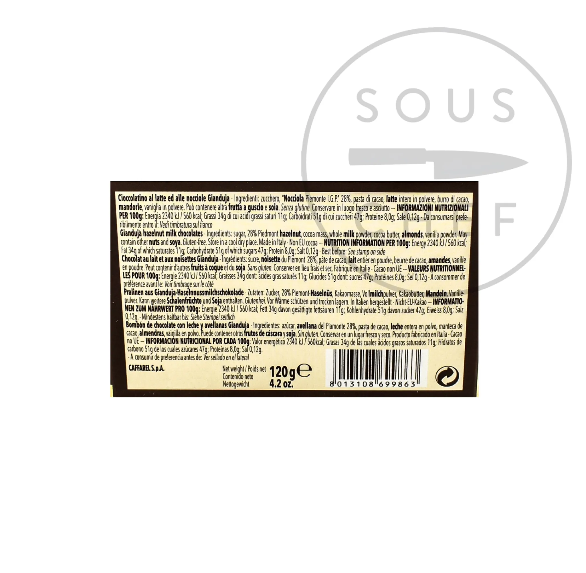 Clearance Gianduia Ballotin With Bow, 120g Ingredients Brands|French Ingredients