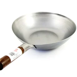 Carbon Steel Wok - Flat Base, 33cm dia Chinese Ingredients|Pots & Pans