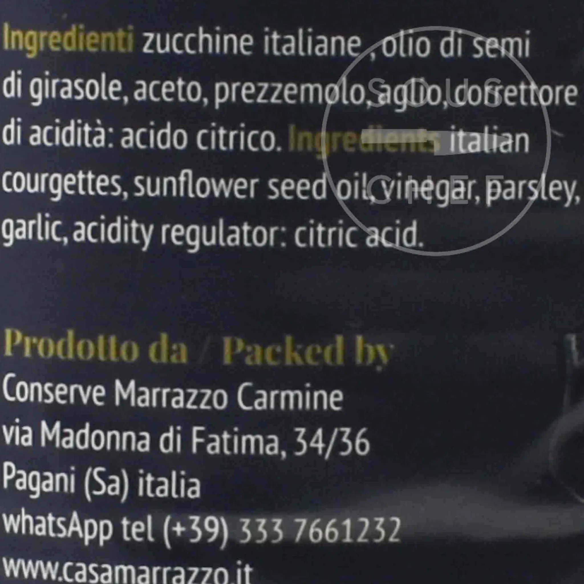 Clearance Grilled Courgette in Oil, 750g Ingredients Brands|Italian Ingredients