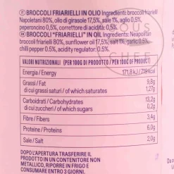 Clearance Neopolitan Friarielli Broccoli in Oil, 800g Italian Ingredients|Vegetables
