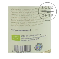 Hot Peeled Organic Tomatoes, 400g Ingredients Brands|Italian Ingredients