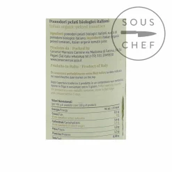 Hot Peeled Organic Tomatoes, 400g Ingredients Brands|Italian Ingredients