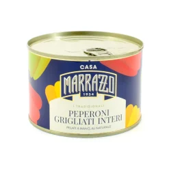 New Whole Grilled Hand-Peeled Peppers in Brine, 420g Ingredients Brands|Italian Ingredients