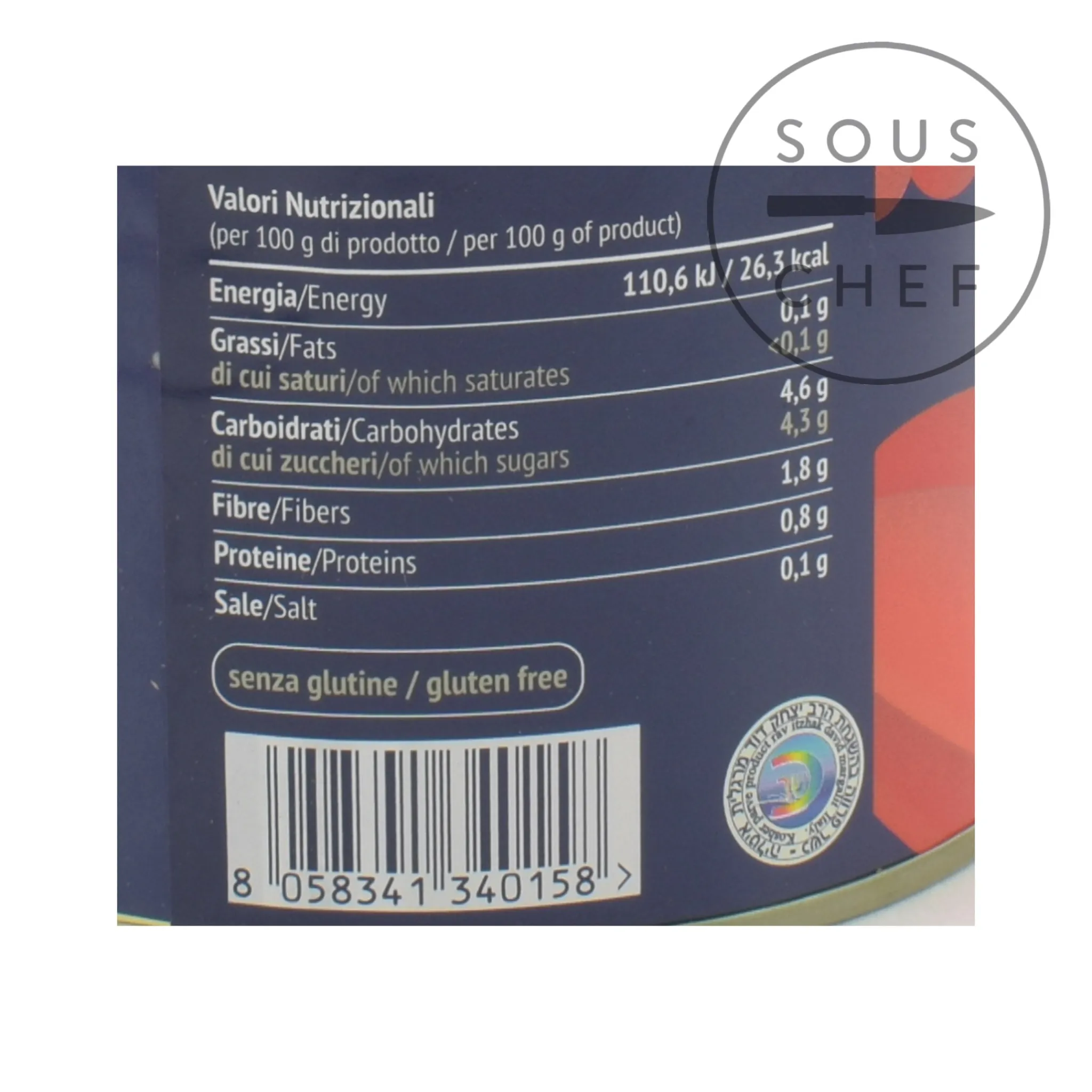 New Whole Grilled Hand-Peeled Peppers in Brine, 420g Ingredients Brands|Italian Ingredients
