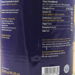 Sale Yellow Tomato Puree, 3kg Ingredients Brands|Italian Ingredients