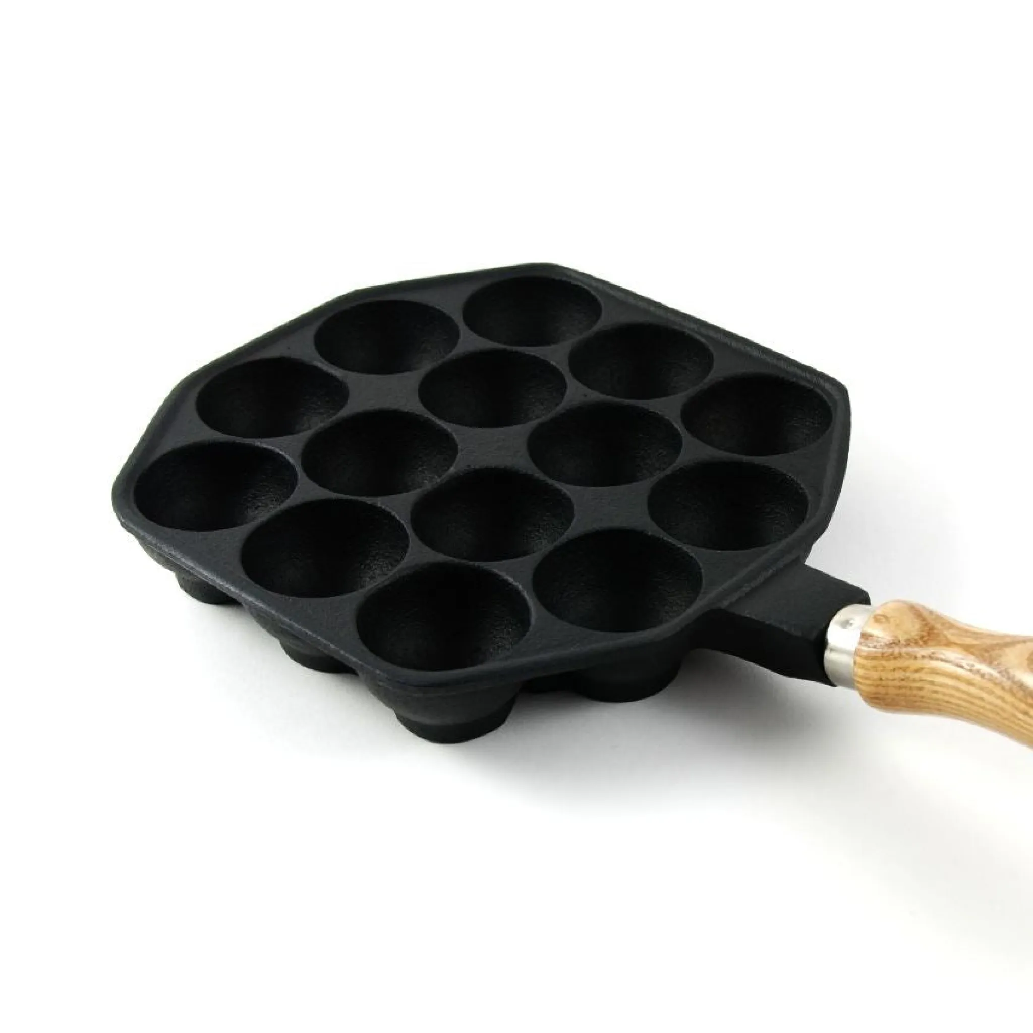 Best Cast Iron Takoyaki Pan, 18cm dia Japanese Ingredients|Pots & Pans