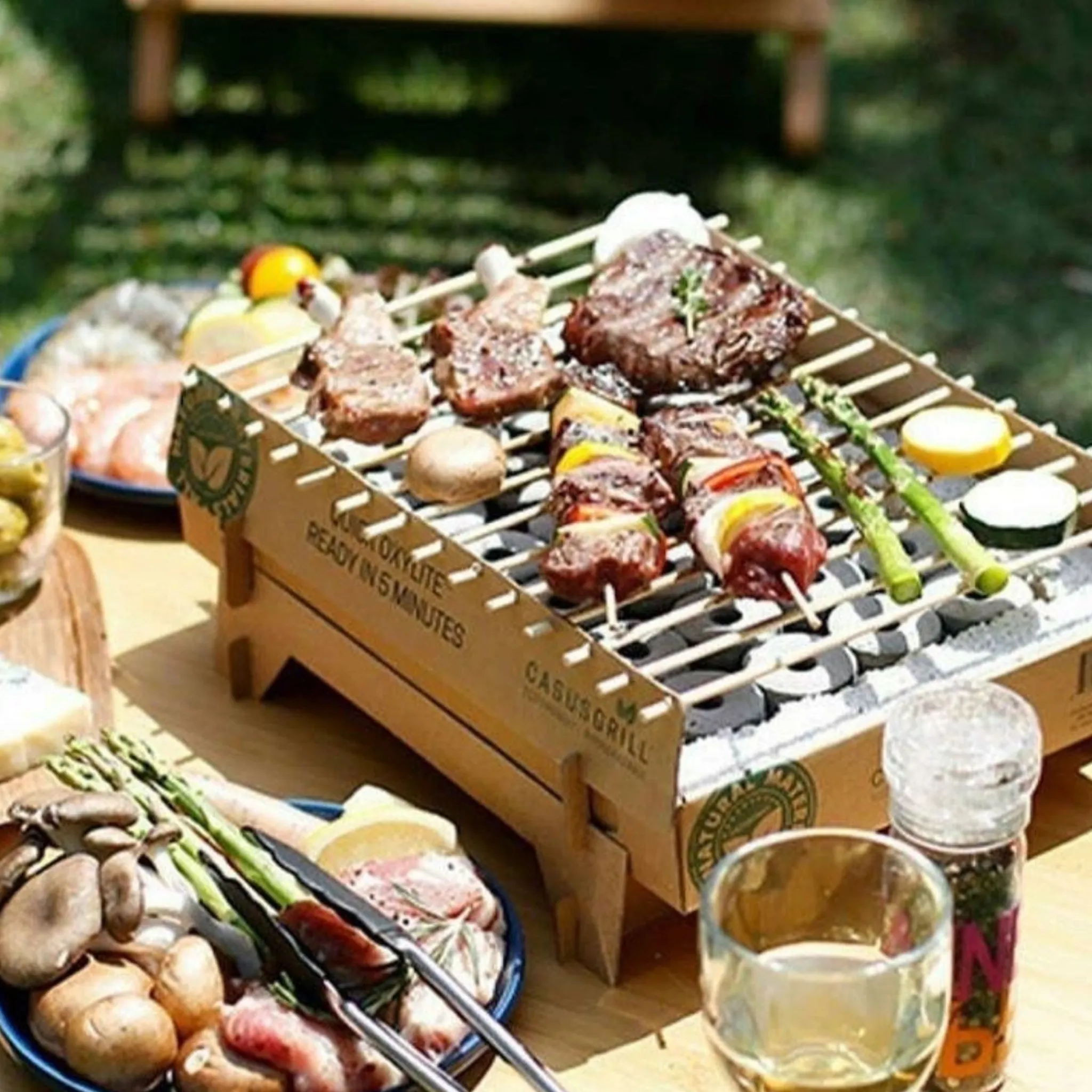 Online CasusGrill Disposable Eco BBQ Picnicware|Food Smokers