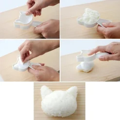 Hot Cat Rice Mould Set Tableware Brands|Japanese Ingredients