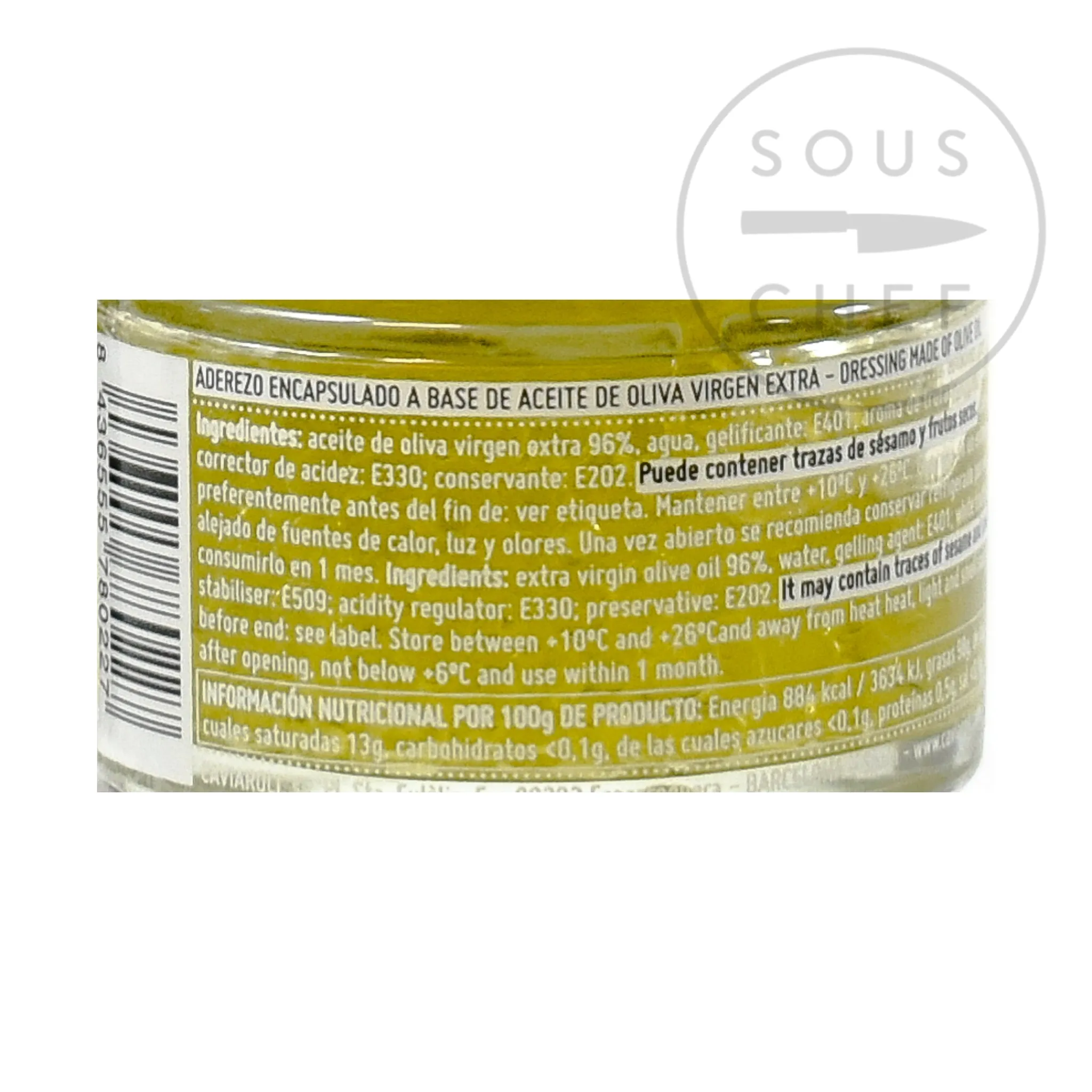 New White Truffle Oil Pearls, 50g Ingredients Brands|Spanish Ingredients