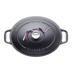 Online Black Cast Iron Oval Dutch Oven, 29cm Pots & Pans