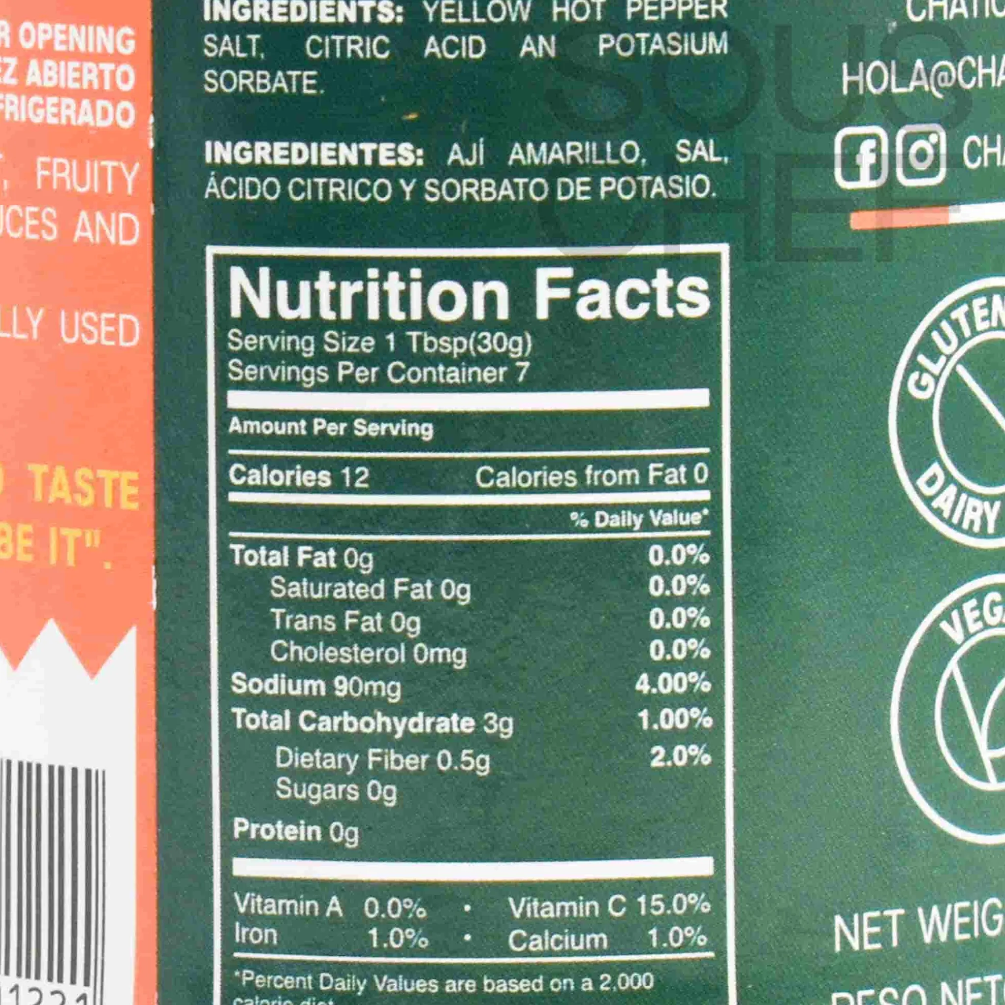 Hot Paste de Aji Amarillo Sauces & Condiments|Ingredients Brands