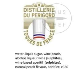 Clearance Cherry Rocher Wild Peach Aperitif, 700ml Ingredients Brands|French Ingredients