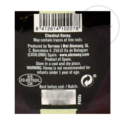 Clearance Chestnut Honey, 250g Ingredients Brands|Spanish Ingredients