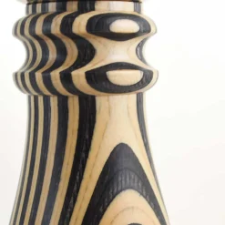 New Black & White Stripe Pepper Mill, 28cm Italian Ingredients|Table Setting