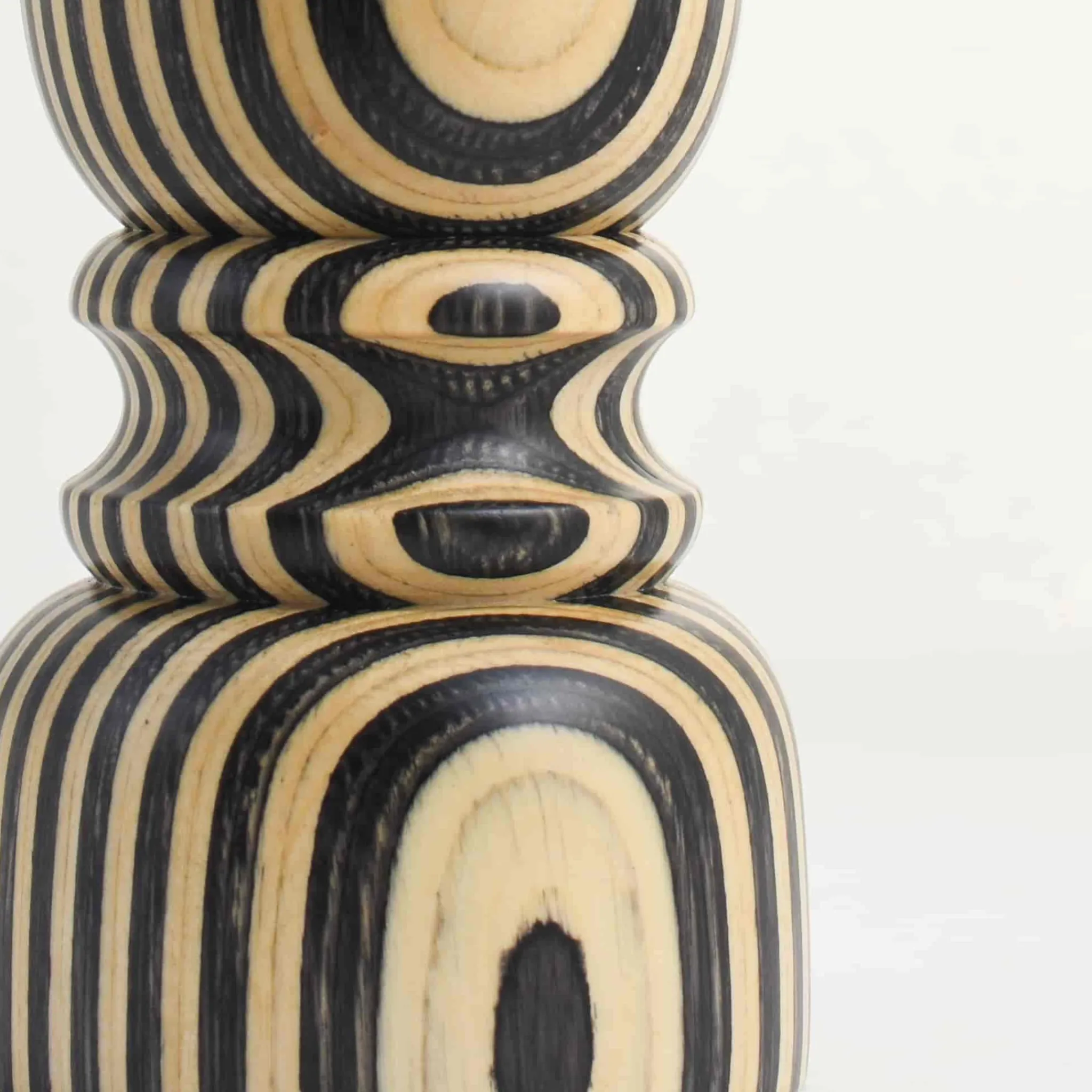 New Black & White Stripe Pepper Mill, 28cm Italian Ingredients|Table Setting