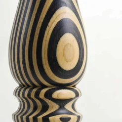 New Black & White Stripe Pepper Mill, 28cm Italian Ingredients|Table Setting