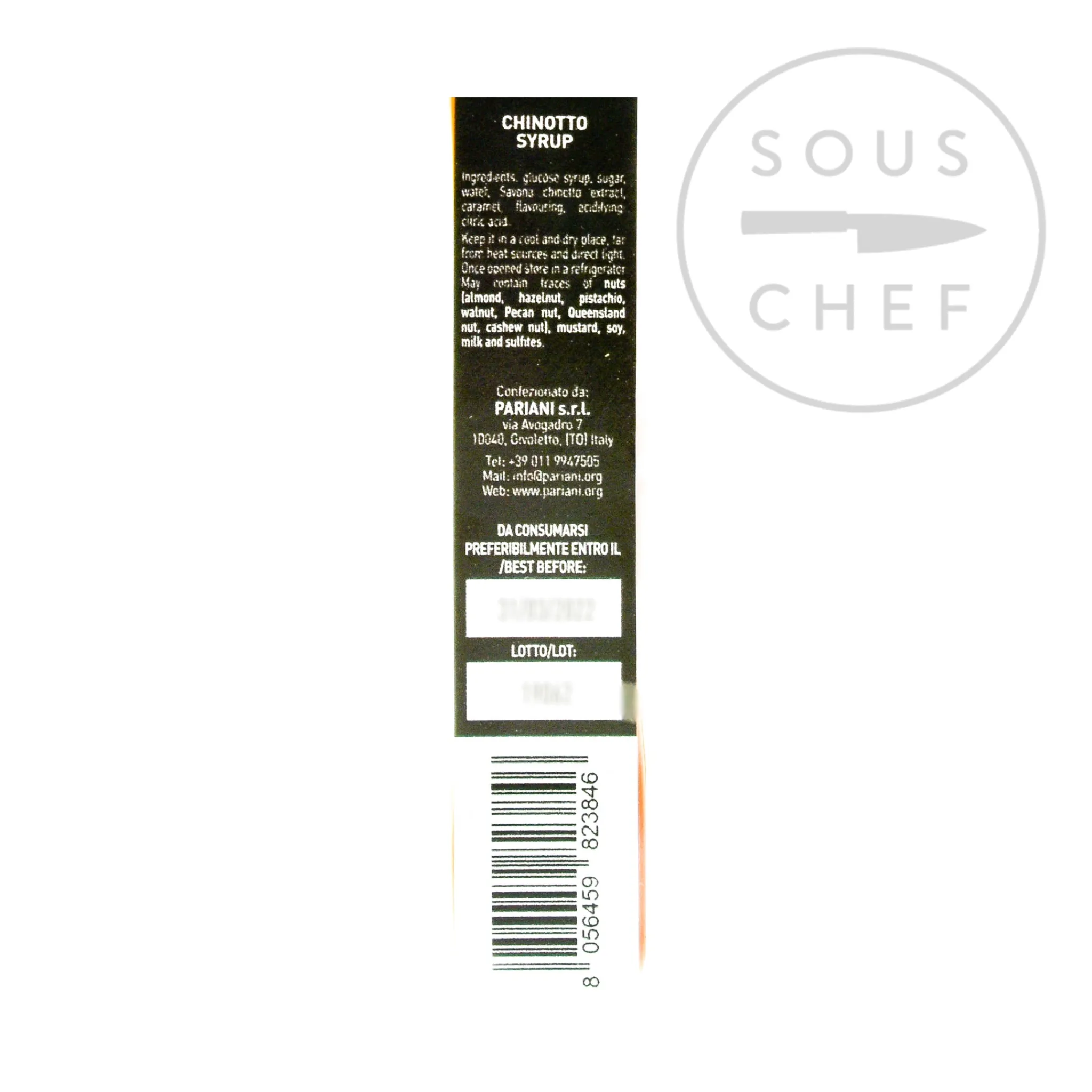 Sale Chinotto Syrup, 40ml Ingredients Brands|Italian Ingredients