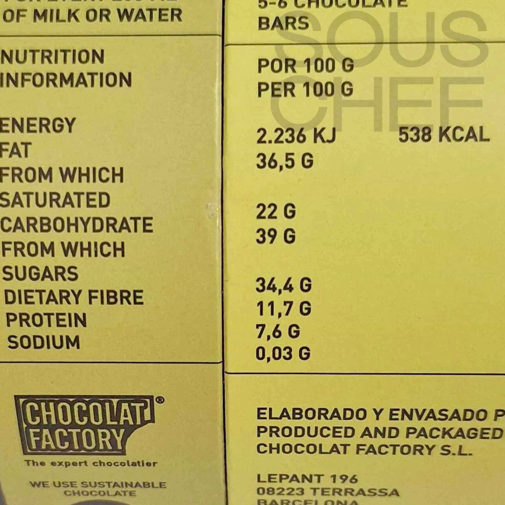 Discount Special Dark Spiced Hot Chocolate, 300g Ingredients Brands|Drinks