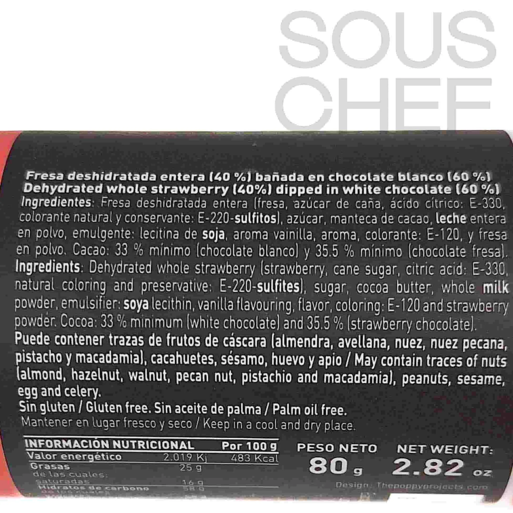 Outlet White Chocolate Covered Strawberries, 80g Ingredients Brands|Chocolate & Sweets