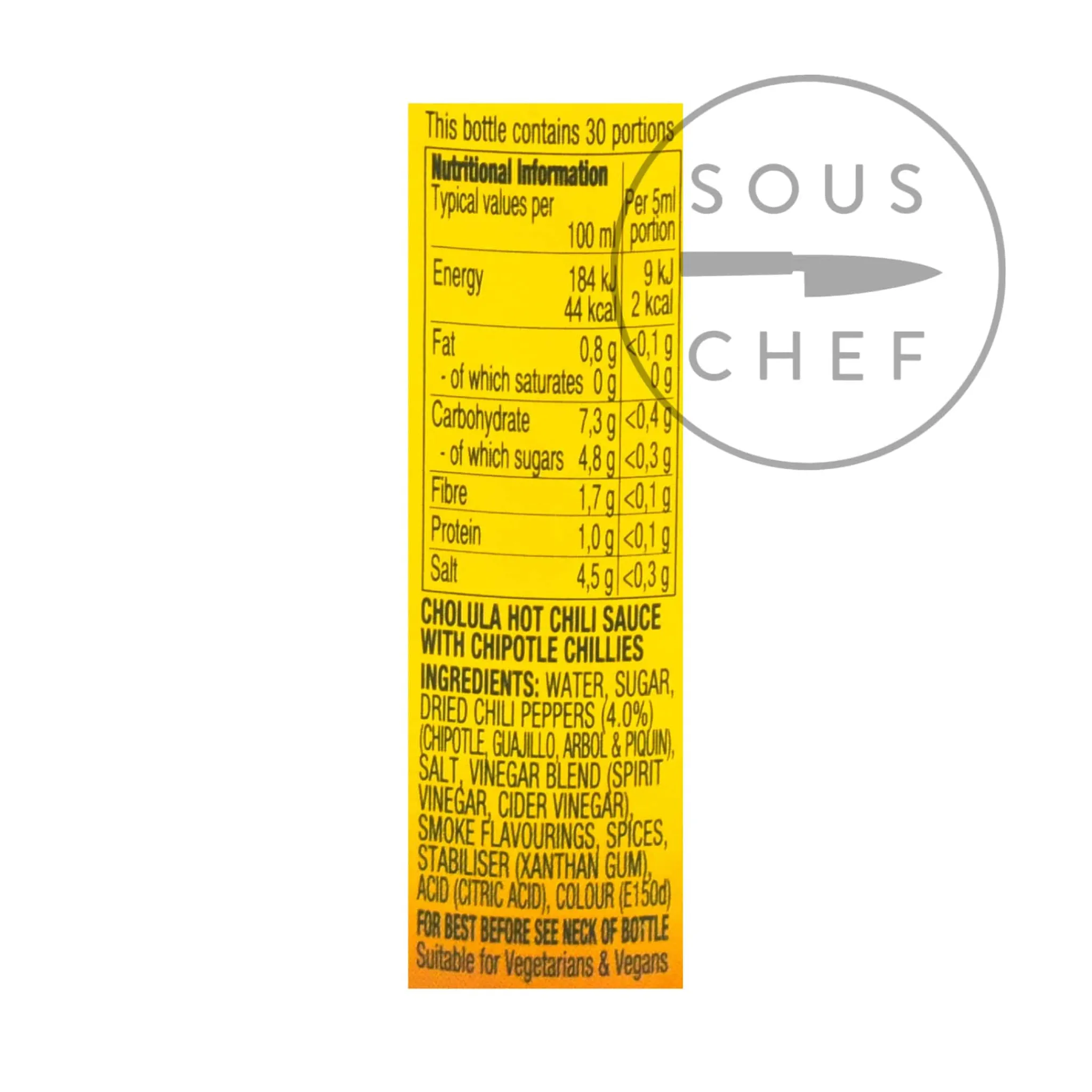 Chipotle Hot Sauce, 150ml Ingredients Brands|Mexican Ingredients
