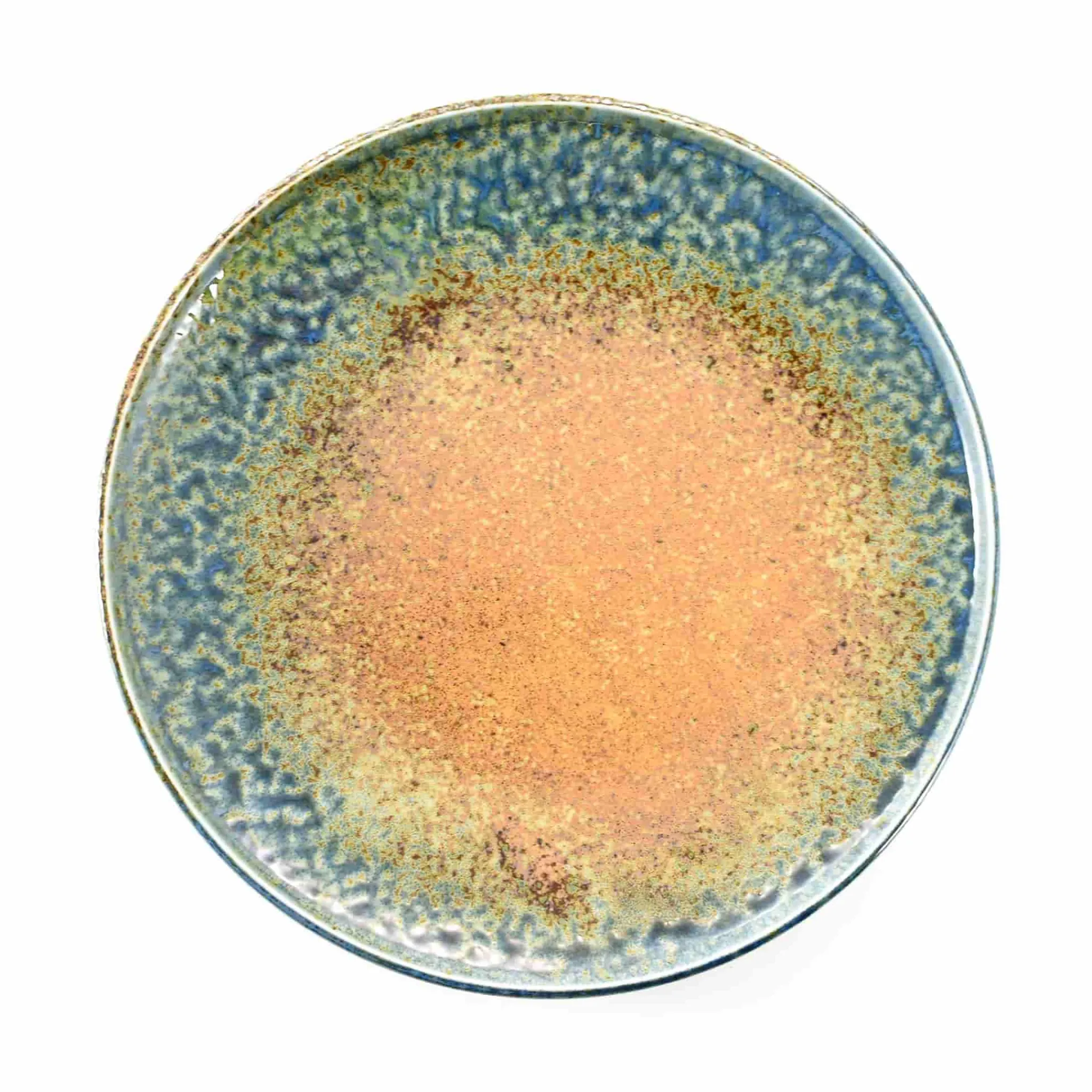 Outlet Chouseki Blue Gold Plate, 28.5cm dia x 3.5cm Tableware Brands|Japanese Ingredients