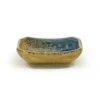 Sale Chouseki Blue Gold Sauce Dish, 9cm x 6.5cm x 2.5cm high Tableware Brands|Japanese Ingredients
