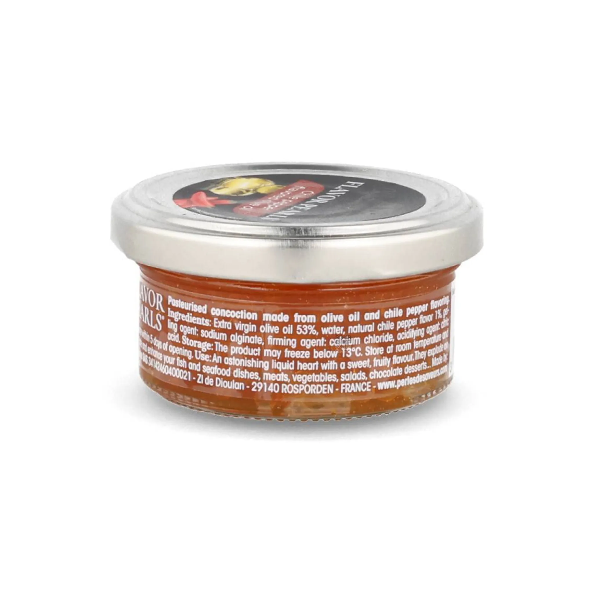 Extra Virgin Olive Oil & Chili Pearls, 45g Ingredients Brands|French Ingredients