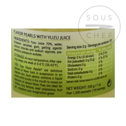 Discount Yuzu Flavour Pearls French Ingredients|Baking Ingredients