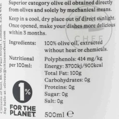 Discount Spanish Single Estate Extra Virgin Olive Oil, 500ml Ingredients Brands|Spanish Ingredients