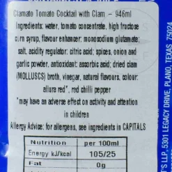 Hot Tomato Cocktail Glass Bottle American Ingredients|Drinks
