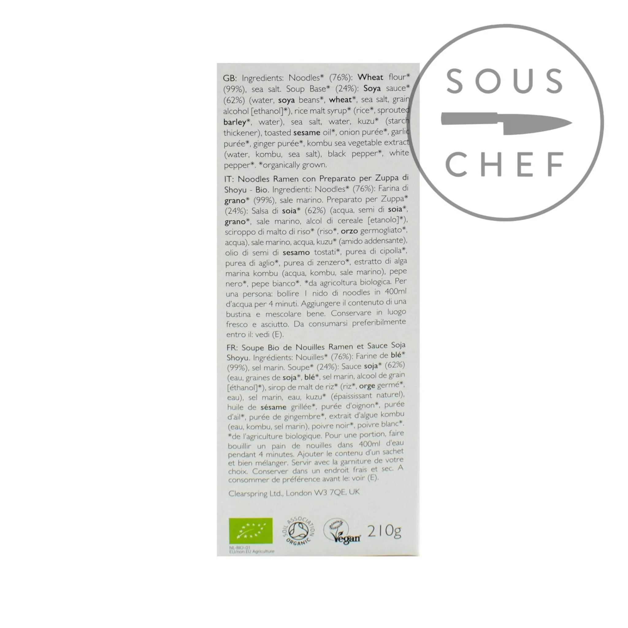 Discount Organic Shoyu Ramen Noodle Soup, 210g Ingredients Brands|Japanese Ingredients
