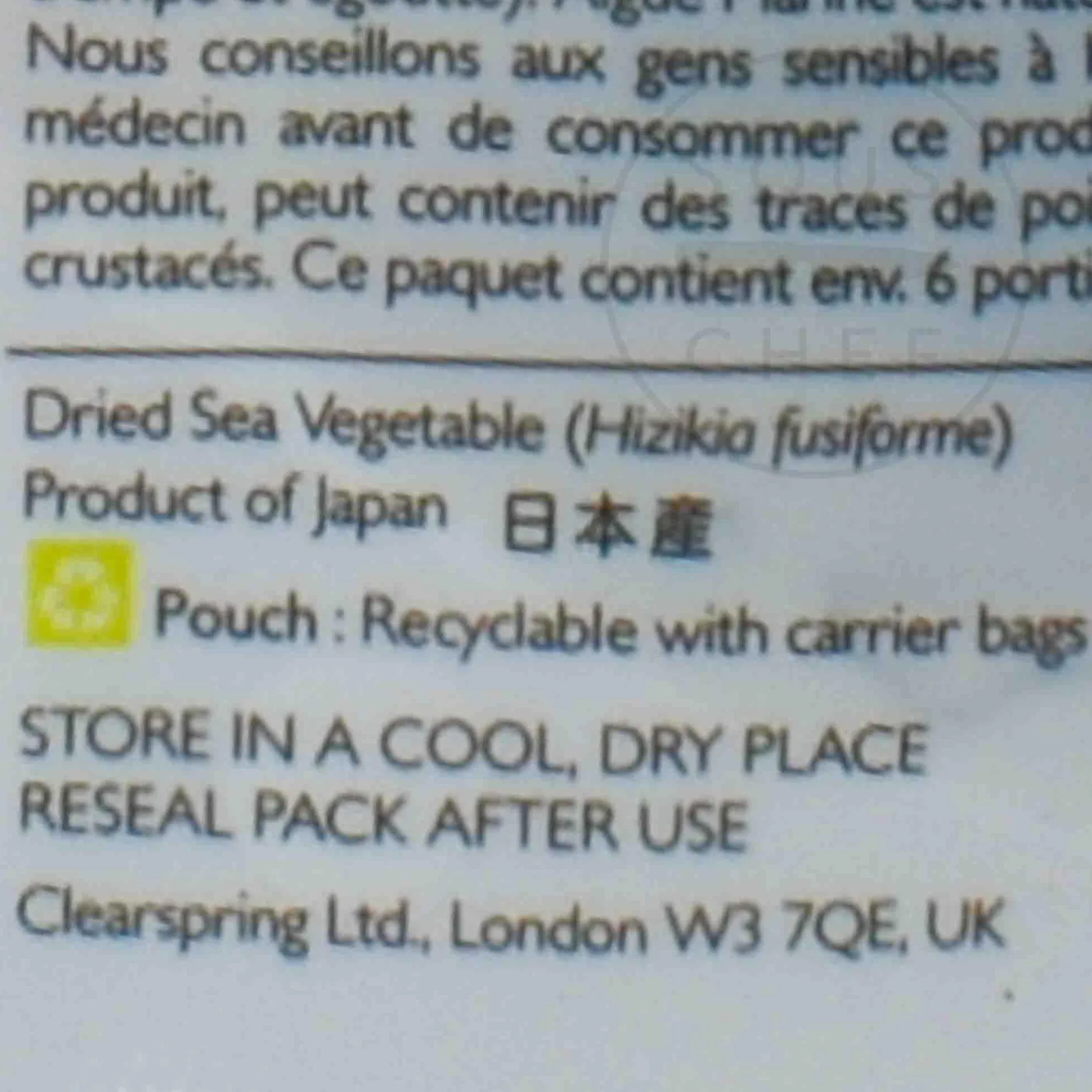 Outlet Wild Hijiki, 30g Ingredients Brands|Japanese Ingredients